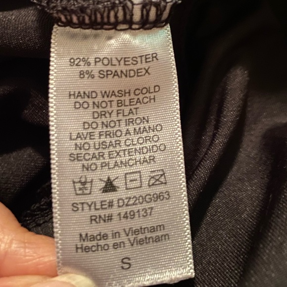 Double Zero - Womens Black Leggings (Size: Small) - Picture 4 of 6